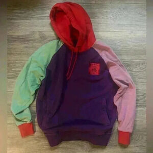 Teddy Fresh Colorblock Casual Comfy Warm Colorful Streetwear Hoodie Men’s Size S